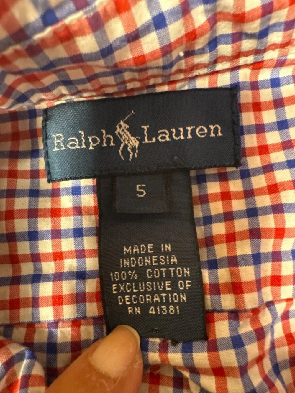Ralph Lauren can decide